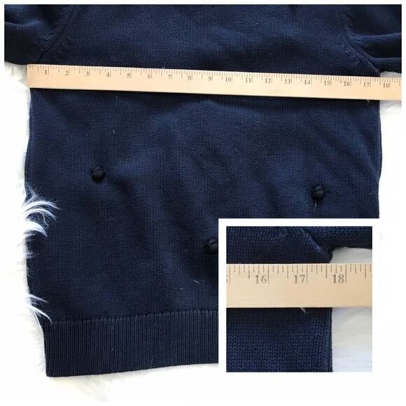 Banana Republic Blue Cotton-Blend Sweater size S - Picture 7 of 8